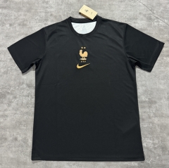 (S-4XL) 2026 France Goalkeeper Black Thailand Soccer Jersey AAA-4506