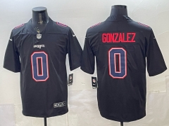 Fashion Version New England Patriots Black #0 NFL Jersey-0840