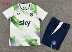 26-27 Ireland Away White Kids/Youth Soccer Uniform-7809