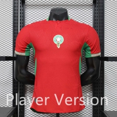 Player Version 26-27 Morocco Home Red Thailand Soccer Jersey AAA-888