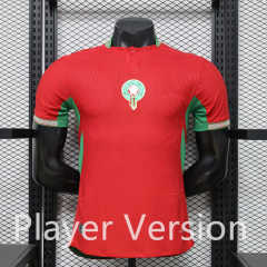 Player Version 26-27 Morocco Home Red Thailand Soccer Jersey AAA-888