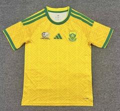 (S-4XL) 2026 World Cup South Africa Home Yellow Thailand Soccer Jersey AAA-512