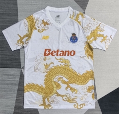 26-27 Special Version Porto White&Yellow Thailand Soccer Jersey AAA-4927