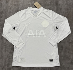 (S-4XL) 25-26 125th Anniversary Edition Tottenham Hotspur White LS Thailand Soccer Jersey AAA-4506