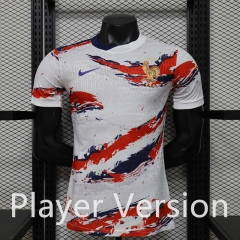 Player Version 26-27 Special Version France White&Red Thailand Soccer Jersey AAA-888
