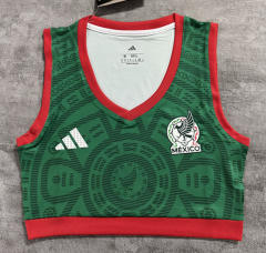 2026 Mexico Home Green Women Thailand Soccer Vest Jersey AAA-4506
