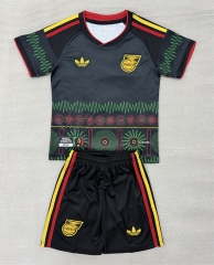 26-27 Jamaica Away Dark Grey Soccer Uniform-AY