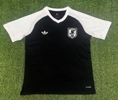 26-27 Japan Black Thailand Training Soccer Jersey AAA-9809