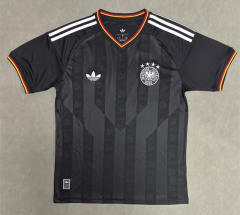 (S-4XL) 26-27 Germany 2nd Away Black Thailand Soccer Jersey AAA-4728