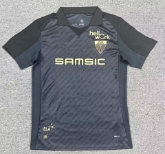 (S-4XL) 26-27 125th Anniversary Stade Rennais Black Thailand Soccer Jersey AAA