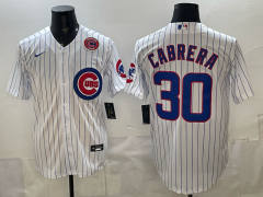 Chicago Cubs White #30 MLB Jersey-0840