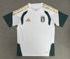 (S-4XL) 26-27 Italy White Thailand Training Soccer Jersey AAA-2633