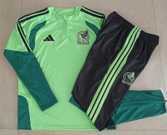 26-27 Mexico Green Thailand Soccer Tracksuit -815