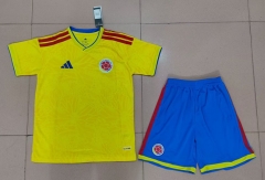 2026 World Cup Colombia Home Yellow Soccer Uniform-718