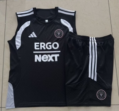 26-27 Inter Miami CF Black Thailand Soccer Tracksuit Vest-815