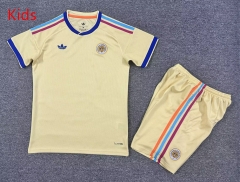 26-27 Curaçao Away Yellow Kids/Youth Soccer Uniform-7809
