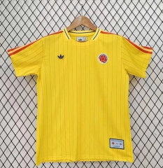 26-27 Retro Version Colombia Yellow Thailand Soccer Jersey AAA-2483
