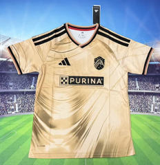 26-27 St. Louis City SC Khaki Thailand Soccer Jersey AAA-3066