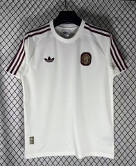 (S-4XL) 26-27 Special Version Spain White Thailand Soccer Jersey AAA-2483