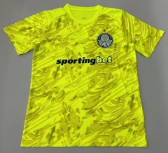 (S-4XL) 26-27 SE Palmeiras Yellow Thailand Soccer Jersey AAA-5668