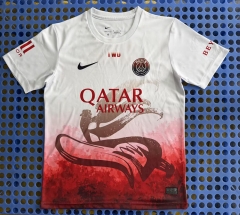 26-27 Year of the Horse Commemorative Edition Paris Red&White Thailand Soccer Jersey-6057