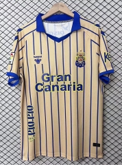 (S-4XL)26-27 Las Palmas Yellow Thailand Soccer Jersey AAA-2044