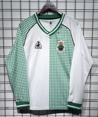 26-27 Commemorative Edition Racing de Santander White&Green LS Thailand Soccer Jersey AAA-7209
