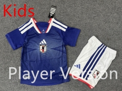 Player Version 26-27 Japan Home Blue Kids/Youth Soccer Uniform-6748