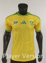 Player Version 26-27 South Africa Home Yellow Thailand Soccer Jersey AAA-0871