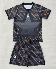 26-27 France Goalkeeper Black Soccer Uniform-AY