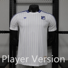 (S-3XL)  Player Version 26-27 Retro Casual Version Millonarios FC White Thailand Soccer Jersey AAA-888