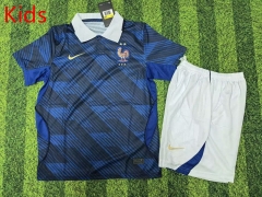 Correct Version 2026 World Cup France Home Blue Kids/Youth Soccer Uniform-1947