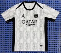 (S-4XL) 26-27 Special Edition Paris White Thailand Soccer Jersey-6057