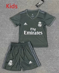 26-27 Special Edition Real Madrid Dark Green Kids/Youth Soccer Uniform-2483