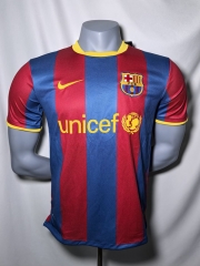 Retro Version 2010 Barcelona Home Red&Blue Thailand Soccer Jersey AAA-912
