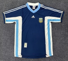 Retro Version 1998 Argentina Royal Blue Thailand Soccer Jersey AAA-3821