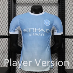 Player Version 26-27 Manchester City Home Light Blue Thailand Soccer Jersey AAA-888