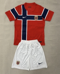 26-27 Norway Home Red Soccer Uniform-AY