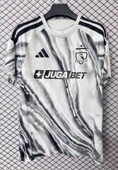 (S-4XL) 26-27 Colo-Colo 2nd Away White Thailand Soccer Jersey AAA-2044