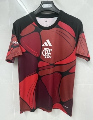 (S-4XL) 26-27 Flamengo Red Thailand Soccer Training AAA-8841