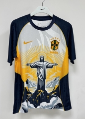 26-27 Special Version Brazil White&Yellow Thailand Soccer Jersey AAA-417