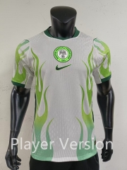 Player Version 26-27 Nigeria Away White Thailand Soccer Jersey AAA-0871