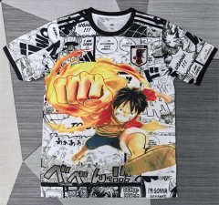 (S-4XL) 26-27 Special Version Japan White&Yellow Thailand Soccer Jersey AAA-4927
