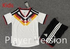 Player Version 26-27 Germany Home White Kids/Youth Soccer Uniform-6748