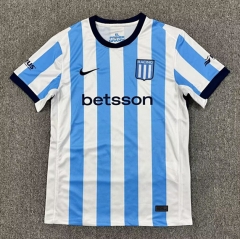 (S-4XL) 26-27 Racing Club de Avellaneda Home  Blue&White Thailand Soccer Jersey AAA-8025