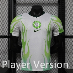 Player Version 26-27 Nigeria Away White Thailand Soccer Jersey AAA-888
