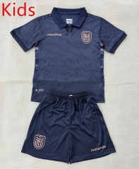 26-27 Ecuador Away Royal Blue Kids/Youth Soccer Uniform-AY