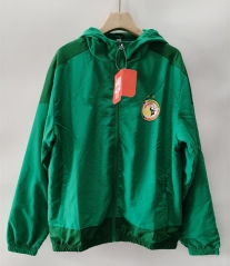 With Two Stars 26-27 Senegal Green Thailand Trench Coats With Hat-0255