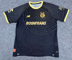 (S-4XL) 26-27 Deportivo Toluca FC 2nd Away Black Thailand Soccer Jersey AAA-9527