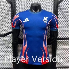 Player Version 26-27 Special Version Japan Blue Thailand Soccer Jersey AAA-9899